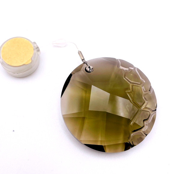 Swarovski 2010 SCS Amber Crystal Earth Ornament Suncatcher #A9100NR000156 w/ Box - Picture 8 of 11